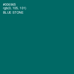 #006965 - Blue Stone Color Image